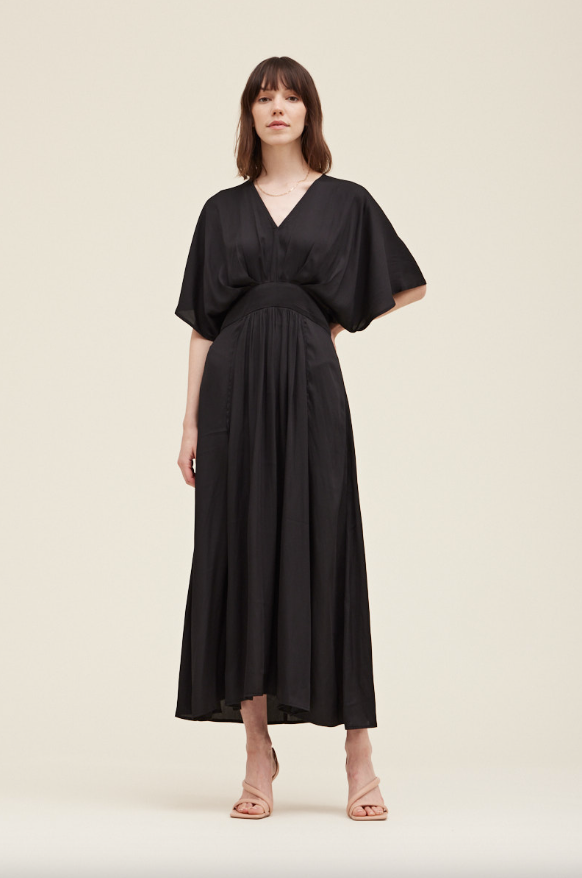 kimono sleeve maxi dress plus size Genoa Kimono Sleeve Maxi Dress – The Barefoot Cottage