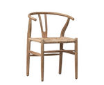 Myra Woven Seat & Natural Wood Frame Chair