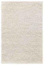 Ivory Woven Wool Blend Rug