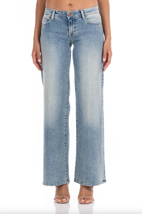 Coco Mid Rise Wide Leg Jeans