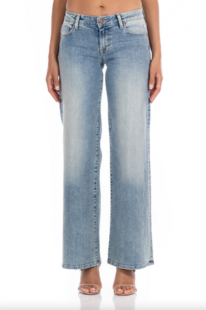 
            
                Load image into Gallery viewer, Coco Mid Rise Wide Leg Jeans
            
        
