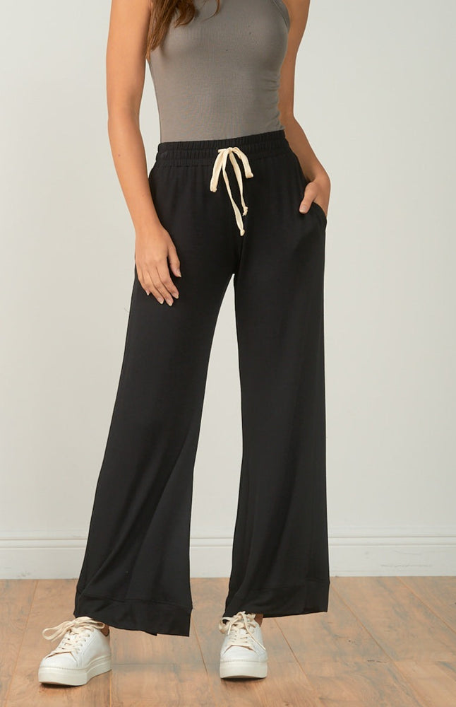 
            
                Load image into Gallery viewer, Wide Leg Slit Pants
            
        