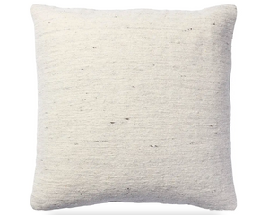 Off White & Charcoal Heathered Pillow