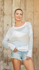 Oasis Cropped Crew Sweater