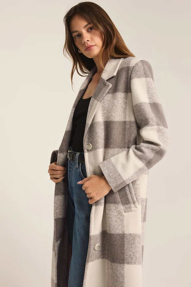 Conway Buffalo Plaid Coat