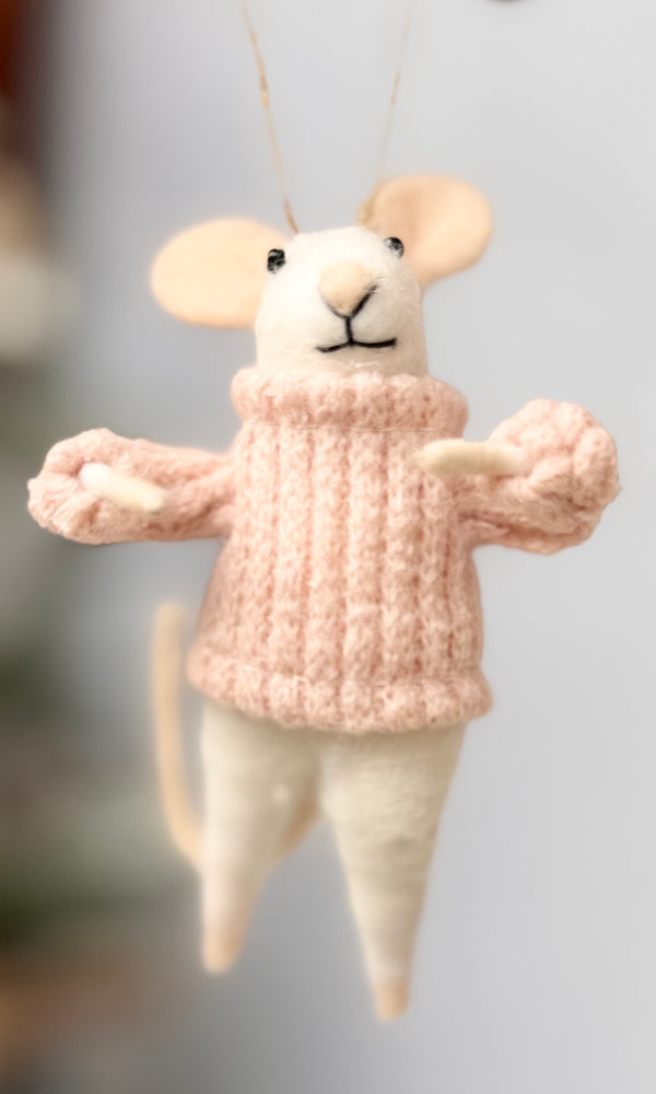Pretty Paulina Mouse Ornament