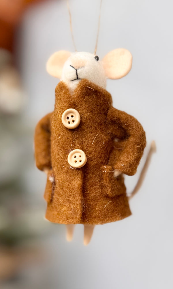 Bundled Bruce Mouse Ornament