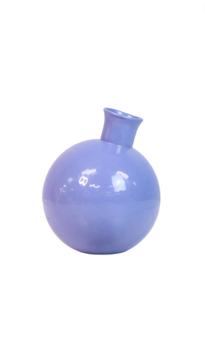 Tilted Sphere Bud Vase | Denim