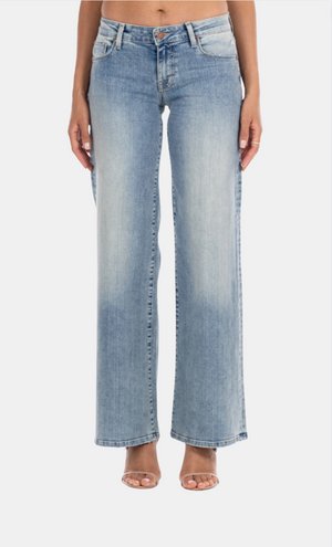 Coco Mid Rise Wide Leg Jeans
