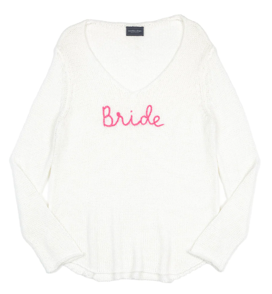 Wooden Ships Bride Sweater