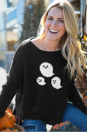 
            
                Load image into Gallery viewer, Mini Ghosts Sweater
            
        