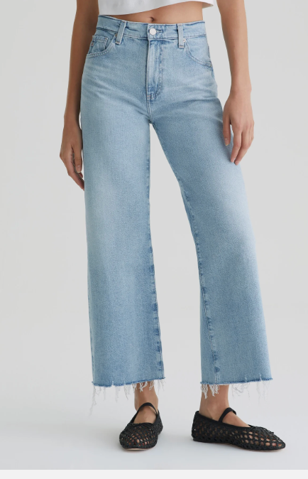 Saige Wide Leg Crop Jeans