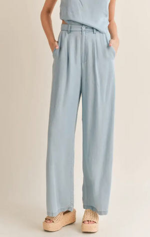 Soft Breeze Chambray Pants