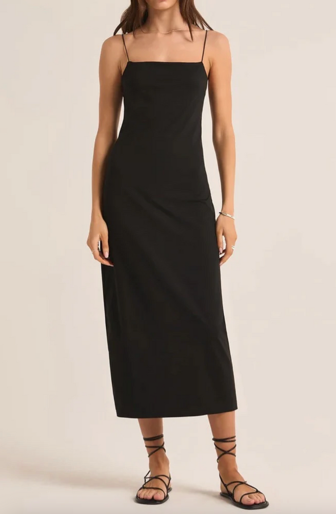 Paulina Midi Dress Black