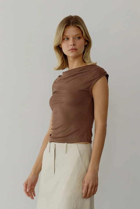 Allie Cowlneck Top