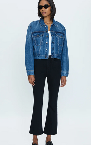 Lennon High Rise Crop Boot Jeans