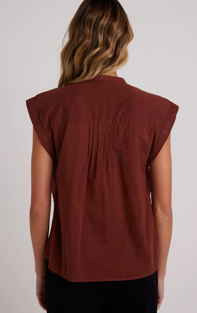 Short Sleeve Pintuck Top