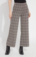 Erin Wide Leg Jacquard Ponte