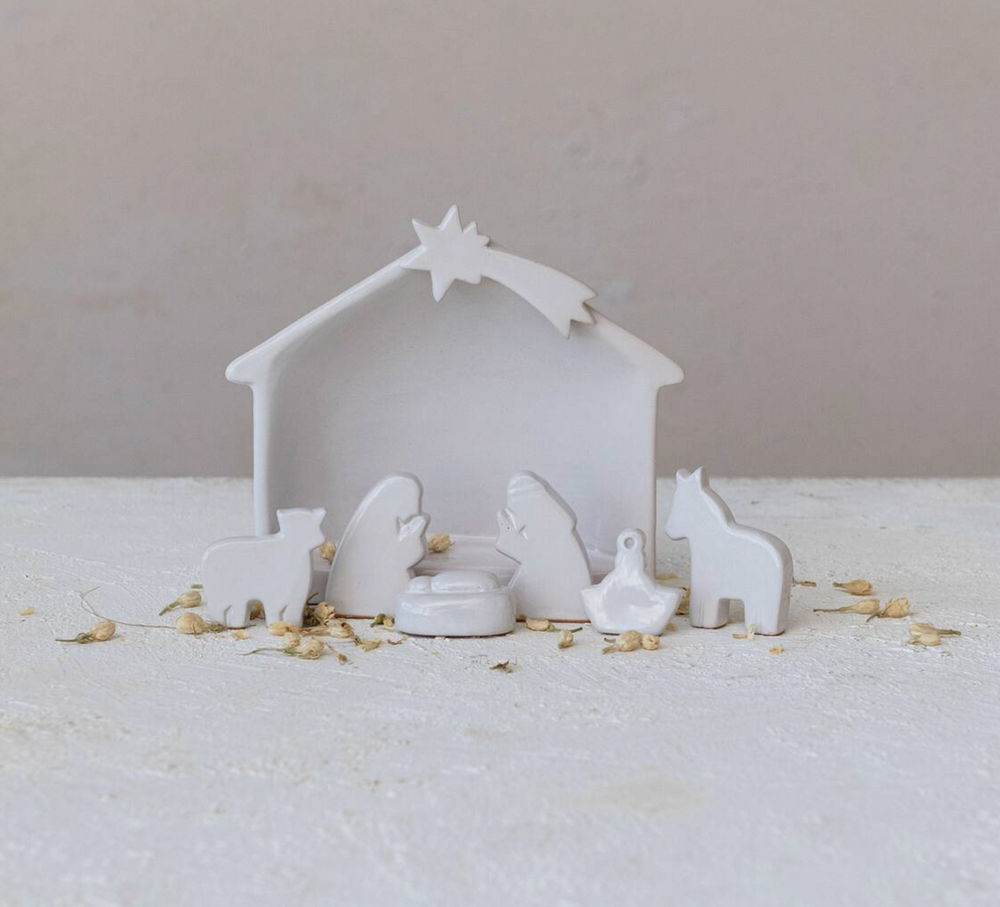 Reactive Glaze Nativity