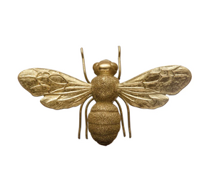 Gold Resin Bee Decor