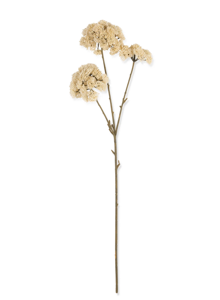 Artificial Sedum Stem - Cream