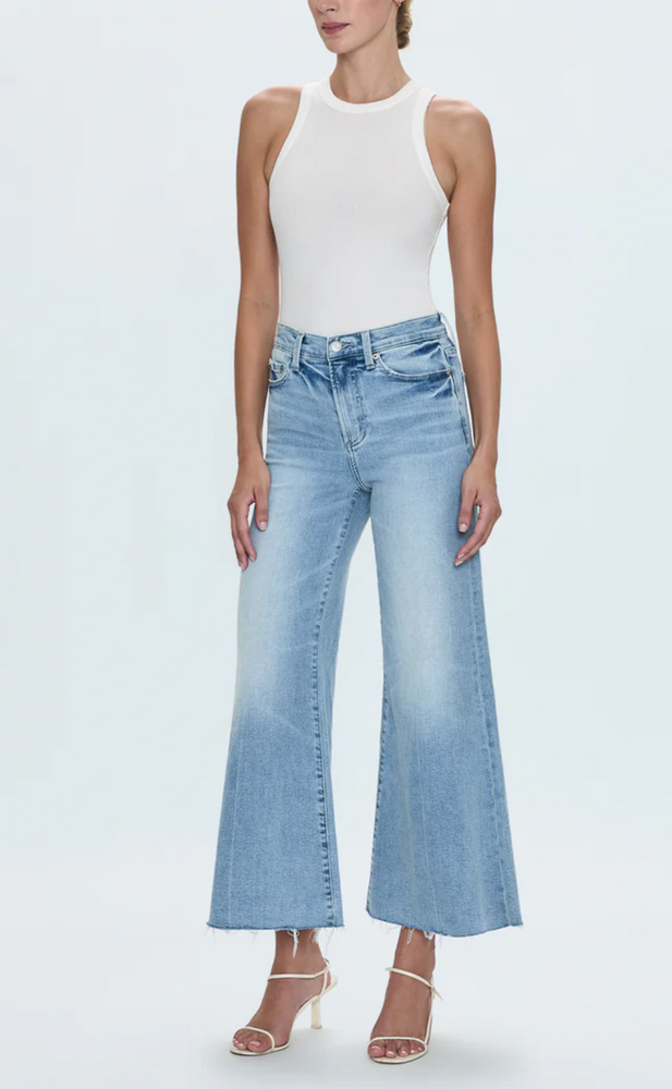 Izzy Mid Rise Wide Leg Jeans