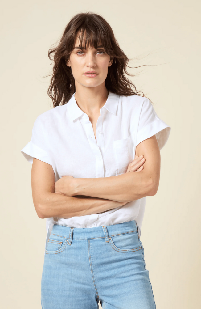 Lyla Linen Short Sleeve Shirt