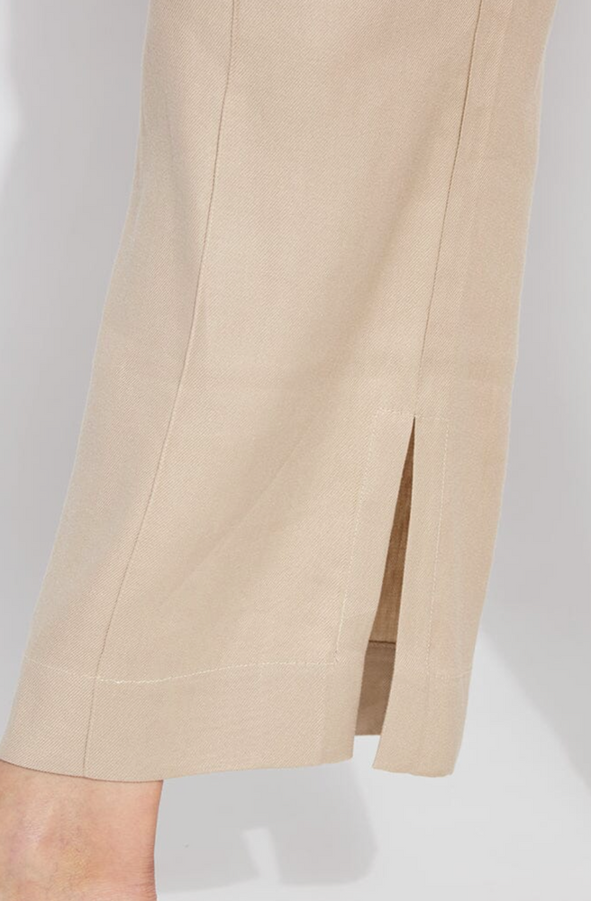 Nixie Drawstring Linen Wide Leg Pant