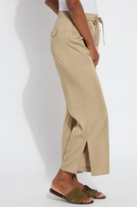 Zena Drawstring Ankle Wide Leg Pants