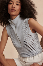 Bains Half Zip Sweater Tank