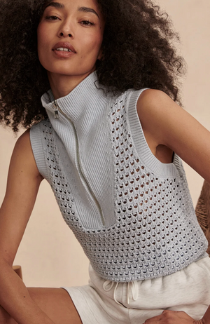 Bains Half Zip Sweater Tank