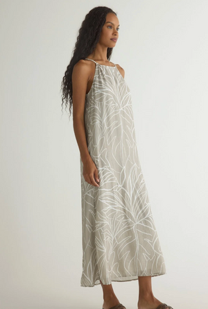 Tropical Halter Dress