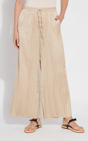 Packable Pleated Palazzo Pant