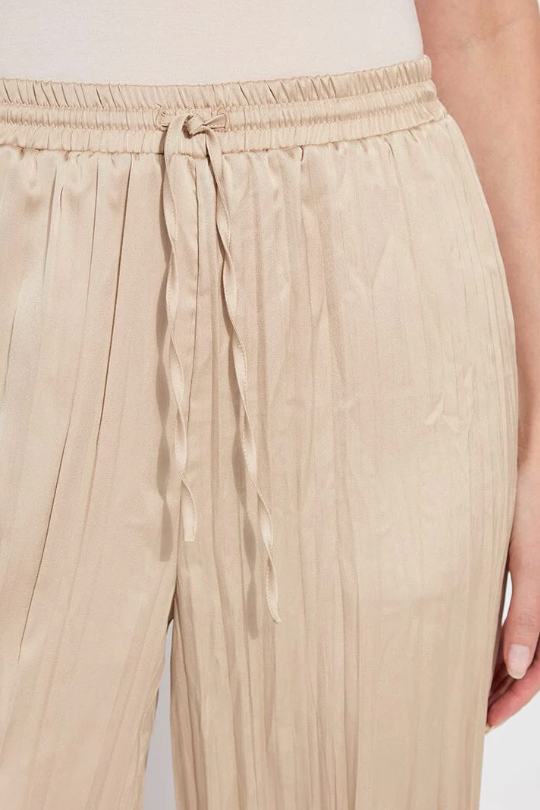 Packable Pleated Palazzo Pant