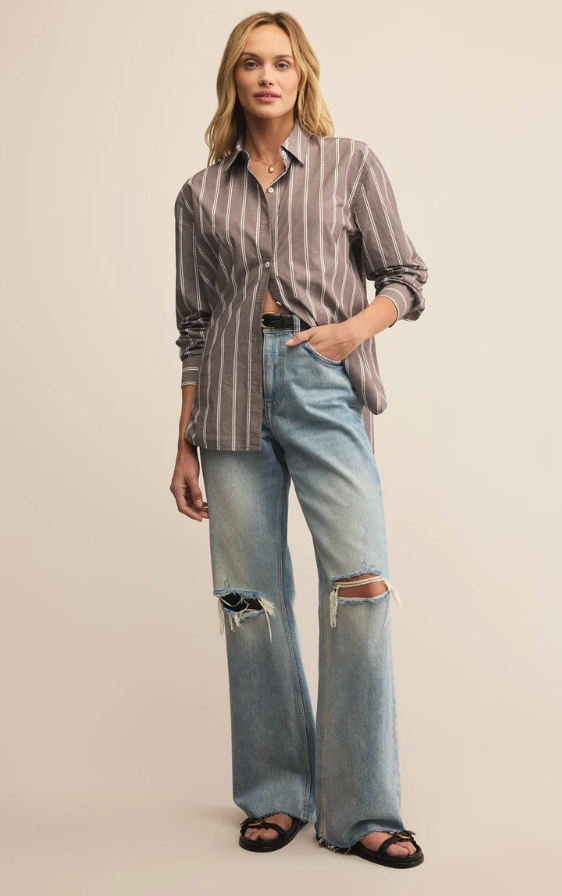 Seaport Striped Poplin Shirt
