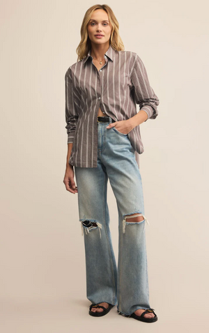 Seaport Striped Poplin Shirt