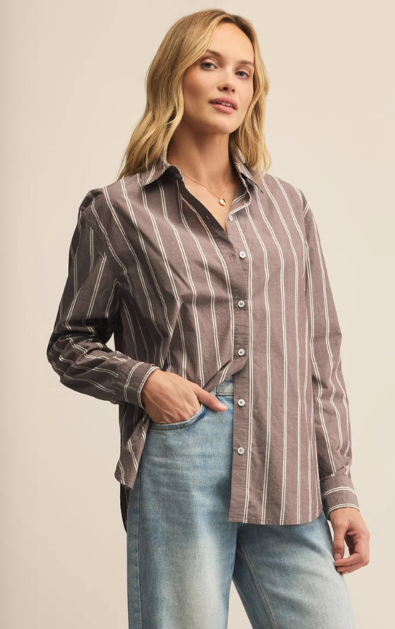 Seaport Striped Poplin Shirt