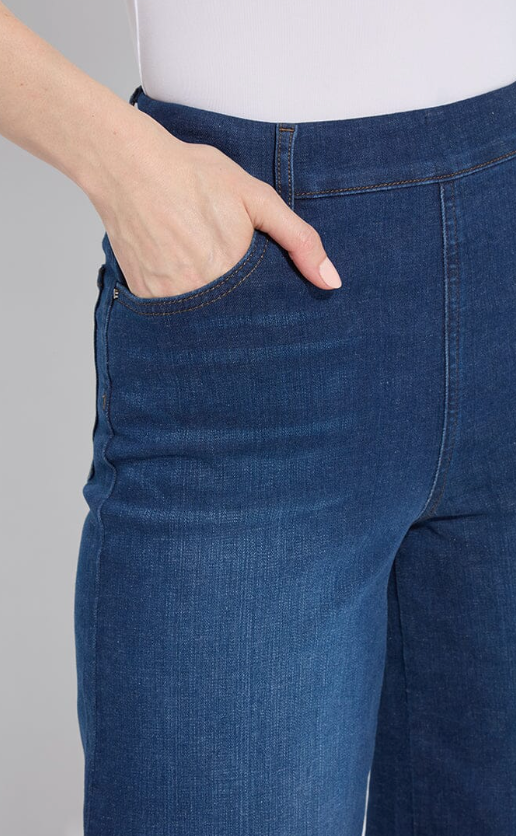 Sylvie Wide Leg Denim Pant