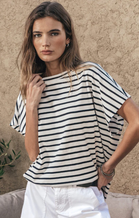 Stripe Caplet Shirt
