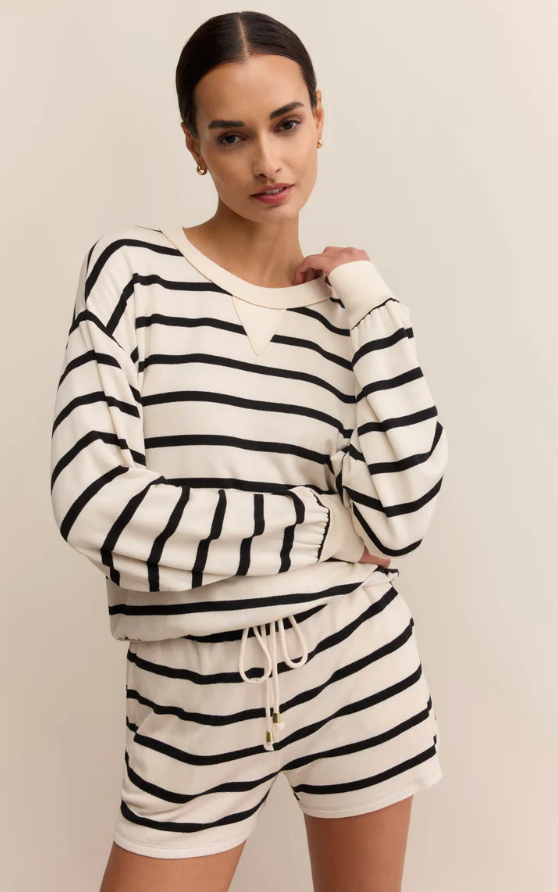 Stand Out Striped Sweatshirt