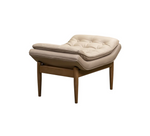 Verona Ottoman | Flax