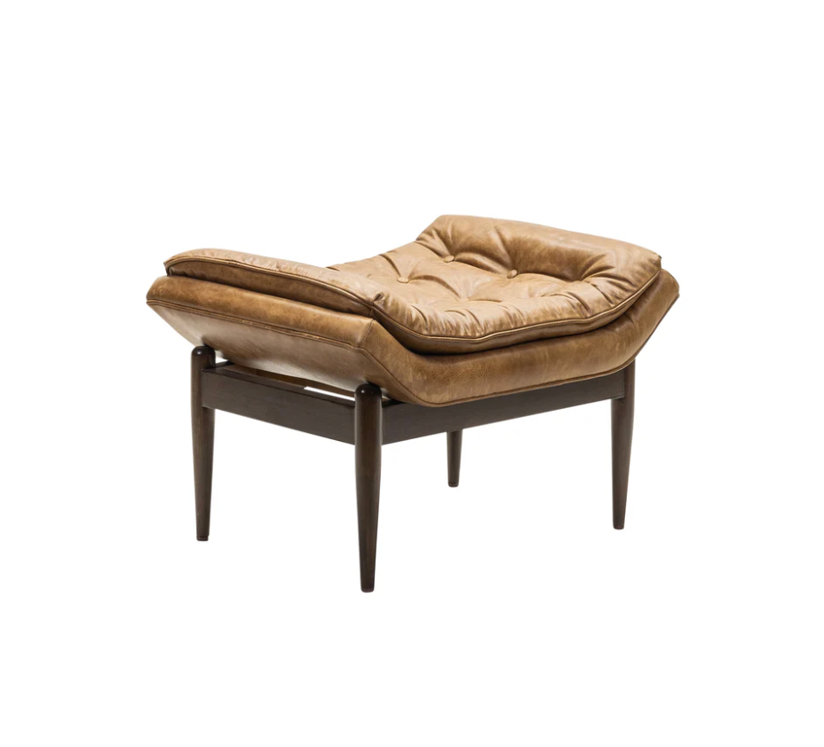 Verona Ottoman | Flax