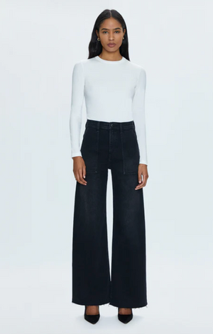 Penny Utility High Rise Wide Leg Jeans
