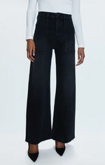 Penny Utility High Rise Wide Leg Jeans