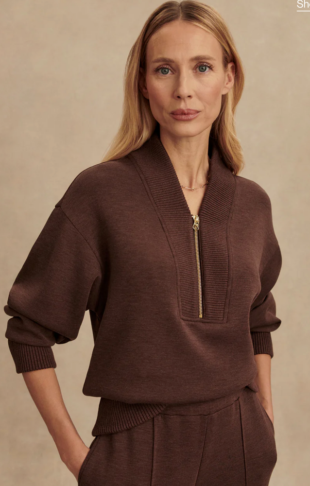 Sally Half Zip Sweat