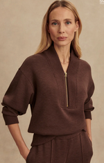 Sally Half Zip Sweat