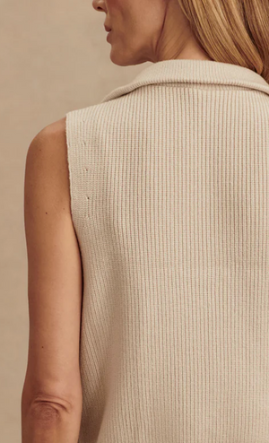 amina half zip knit