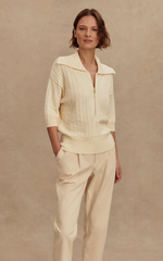 Arney Half-Zip Knit Polo
