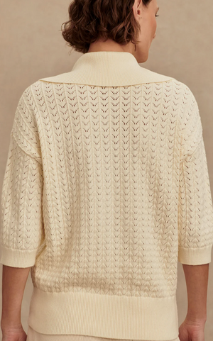 Arney Half-Zip Knit Polo