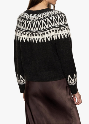 Fairisle Crewneck Cardigan
